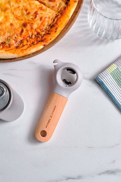 Karaca 3 in 1 Opener with Wooden Handle from Refika 14.5 cm