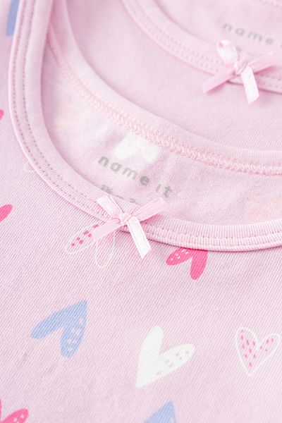 Name it Nmftank Top 2P Pink Hearts Noos