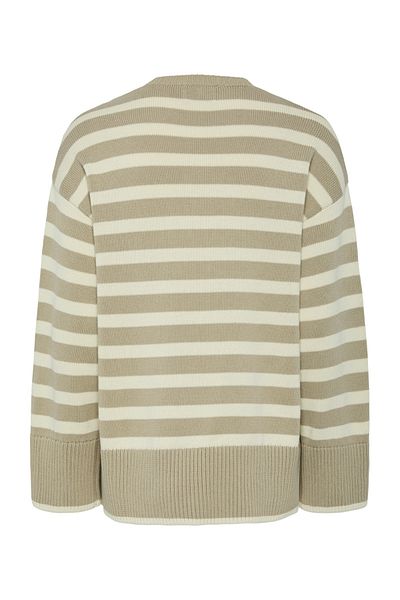 PIECES Dámská pletená mikina Co100 Model Pullover