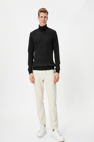 Koton Men's Anthracite Sweater
