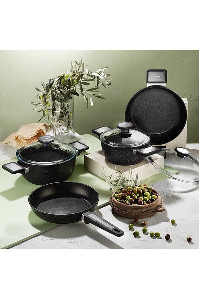 Aryıldız Vortex Galaxy 7 Piece Cookware Set