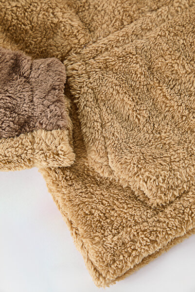 TRENDYOLKIDS Μίνι φούτερ Color Block Camel Unisex - TKDAW25SW00058