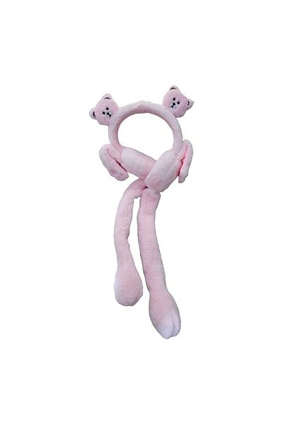 Aware Time Children's Plush Figured Movable Ear Movable Sound Winter Earmuff