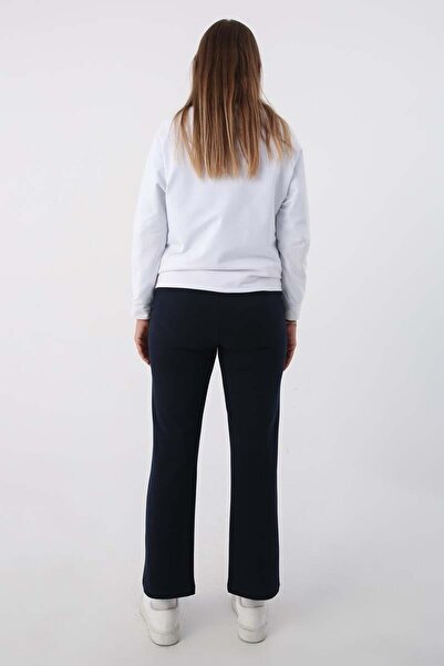 ALLDAY Navy Blue-Large Size Pocket Sweatpants