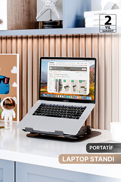 Chicho Home Ayarlı Laptop Macbook Notebook Güncel Tutucu Bilgisayar Standı Al...