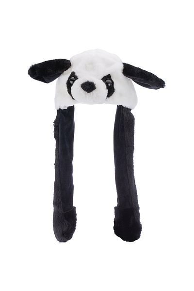 Aware Time Movable Winter Beanie Hat with Plush Figures and Movable Ears