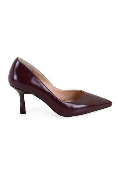 Desa Women's Burgundy Patent Leather Stiletto