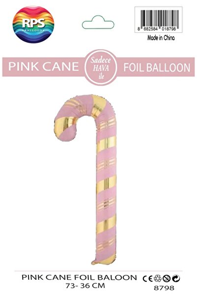 Mini Parti متجر الحفلات الصغيرة بالون عصا المشي الوردي للعام الجديد