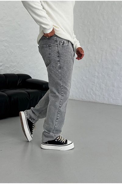 oraystore Acid Grey φαρδύ παντελόνι