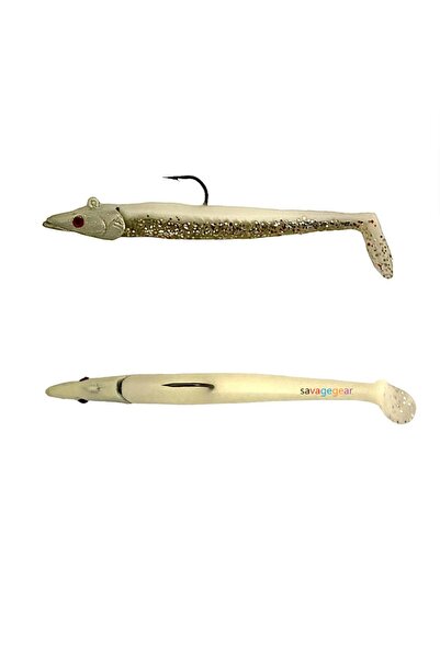 Savage Gear Lb Sandeel 10cm Captain Zoka 21gr Modifiyeli Hazır Silikon Yem Pe...