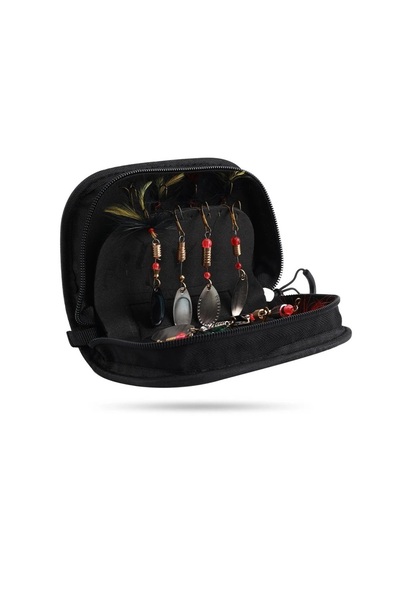 CAPTAIN Balıkçı Kaşık Mepss Cüzdanı Eva Destekli 16x11x5cm Siyah