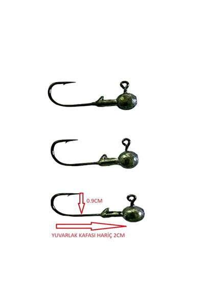 CAPTAIN Jig Head No:3 Iğne 2gr Zoka (3 ADET)