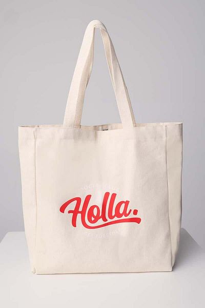 ALLDAY Cloth Bag - Red and White Printed
