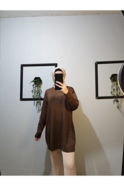 Moda Neva Hijab Thin Mercerized Loose Knitwear Tunic Size 36-48 Compatible