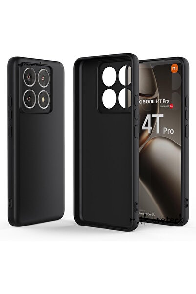 m.tk moveteck Xiaomi Mi 14T Pro Kılıf Lansman Kamera Korumalı Yumuşak Renkli Silikon Kapak Premium Mat Soft Case