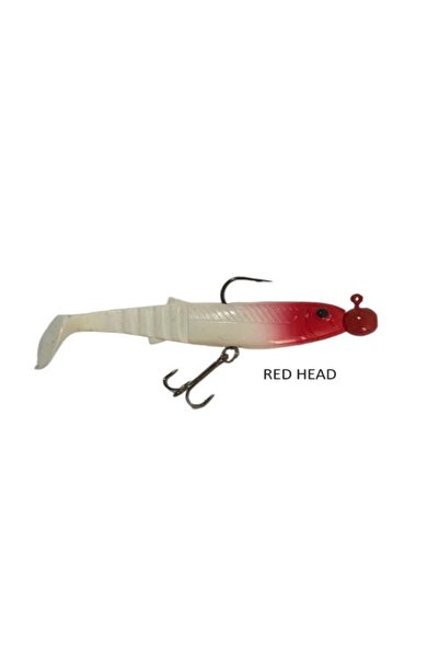 Savage Gear Cannibal Hazır Zokalı Silikon Yem 10cm 22gr (MODİFİYELİ) Red Head