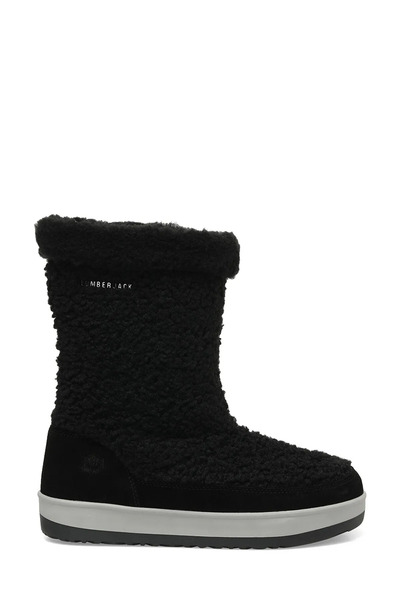 MİYA Kadın Ortopedik Konfor Kaymaz Taban Polarlı Yünlü Kürklü Lumberjackk Model Su İtici Kar Botu Çizme