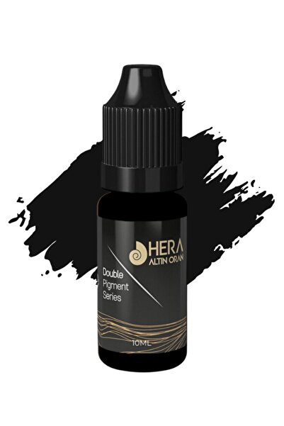 Hera Altın Oran Eyeliner Diplener Kalıcı Makyaj Boyası 10 ml (PARLAK SİYAH)