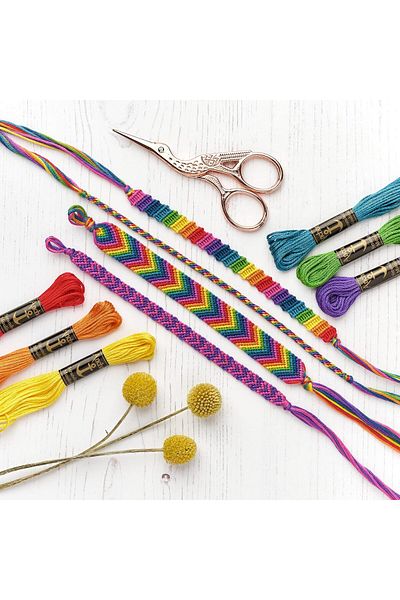 Anchor Set of Friends Bracelet (Rainbow Colors)