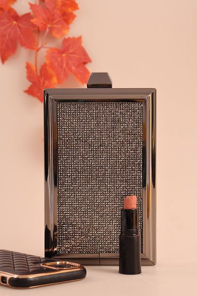 weem bag Βραδινή τσάντα φορέματος Weembag 820 Square Stone με λεπτομέρειες