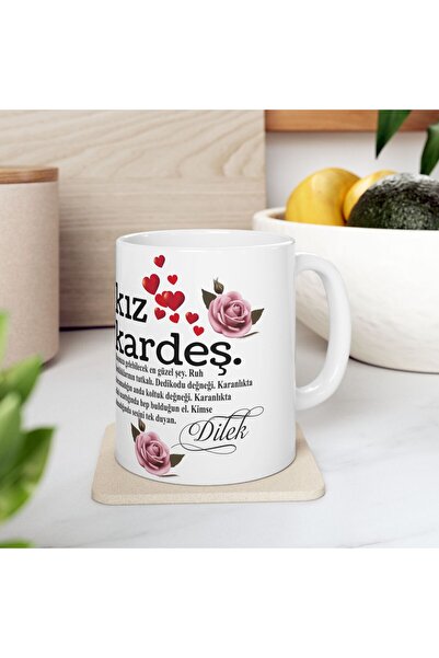 sıradışıhediyem kızkardeş  kupa bardak canımkardeşim  kupa  bardak kızkardeşe...