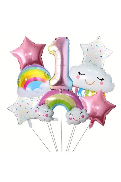 DÜVENCİ TİCARET ΣΕΤ ΜΠΑΛΟΝΙΩΝ ΑΛΟΥΜΙΝΙΟΥ ΦΥΛΛΟΥ ΟΥΡΑΝΙΟΥ ΤΟΞΟΥ ΓΙΑ ΠΑΙΔΙΑ