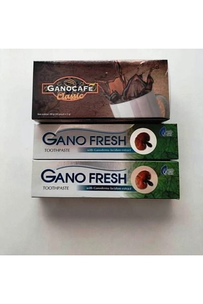 GanoExcel جانوكافيه كلاسيك + 2 معجون أسنان جانو فريش