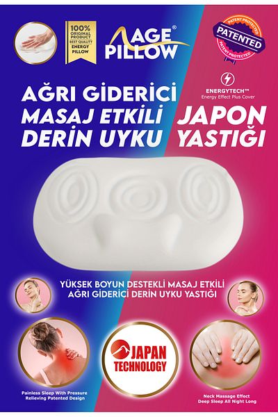 AGE PILLOW High Neck Pillow Orthopedic Pillow Special Pain Relief Neck Support Visco Pillow