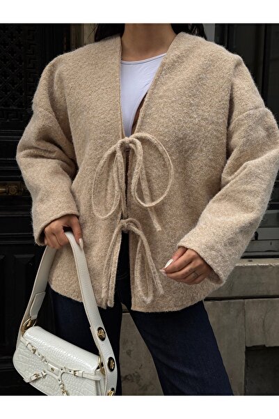 Ekim Store Çift Bağcıklı Kırçıllı Ceket