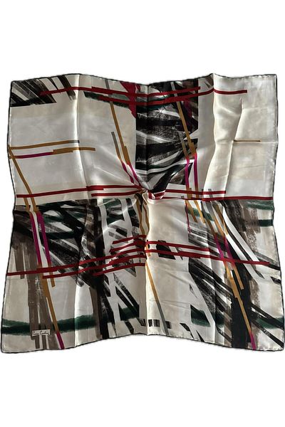 Pierre Cardin Κρεπ Σατέν Μεταξωτό Φουλάρι 8057230-313