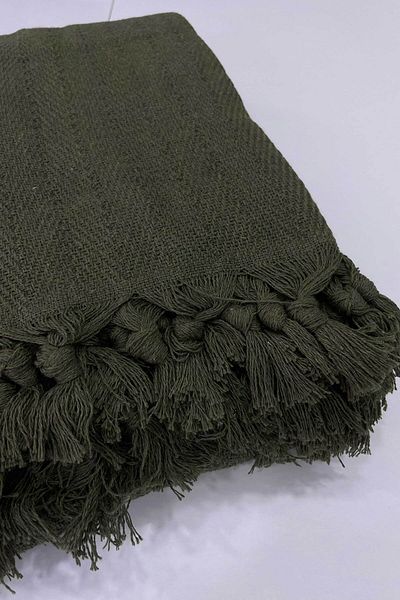 Uğur Home Ev Tekstili 200X230Cm Double Tied Fringed Pique