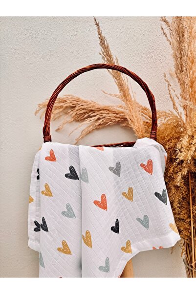 Tinybabyconcept Organic 100% Cotton Multi-Purpose Baby Blanket Set of 3 90X90 cm Muslin Cloth Blanket