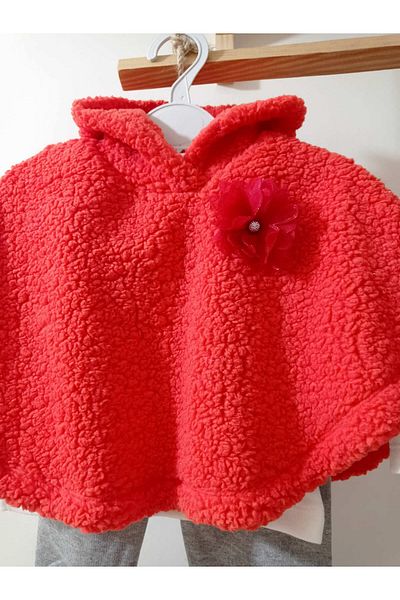 krm kerem bebe Baby Girl Set with Poncho