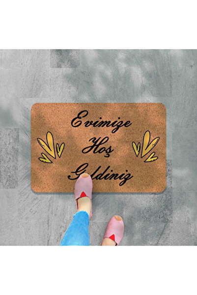 M&H Quality Modern Digital Printed - Welcome Written Non-Slip Base Mat