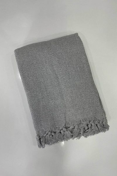 Uğur Home Ev Tekstili 200X230Cm Double Tied Fringed Pique