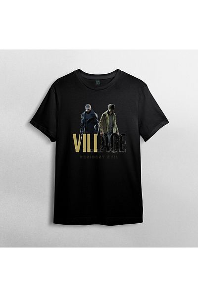 Pixxa Resident Evil 8 Village - Μπλουζάκι από 100% βαμβακερό λαιμόκοψη μοντέλο 1