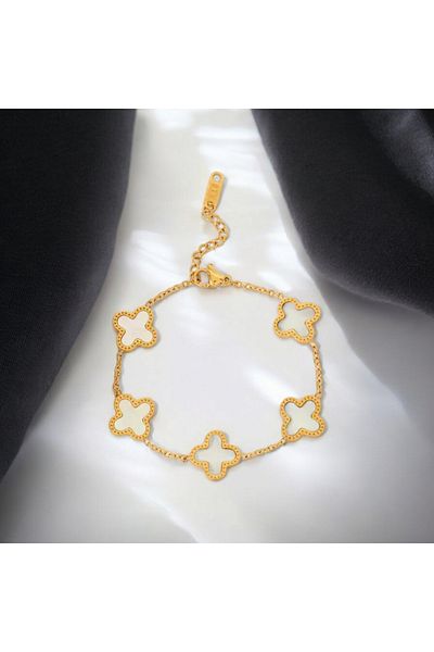 KANİNCHEN Clover Figured Bracelet Gift Bracelet for Lover and Friend Bracelet