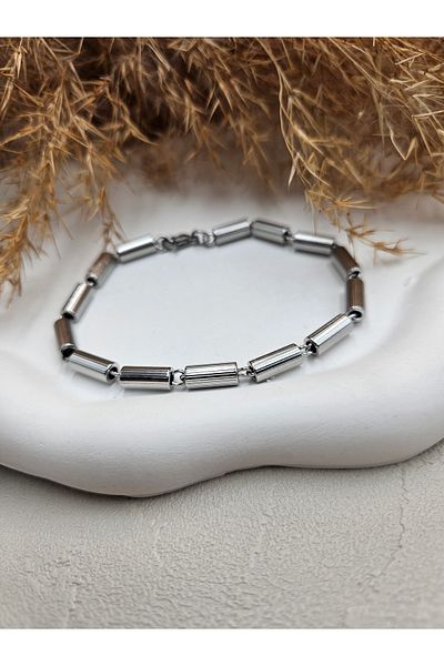 AURA Men's Steel Bracelet - Cylinder Model