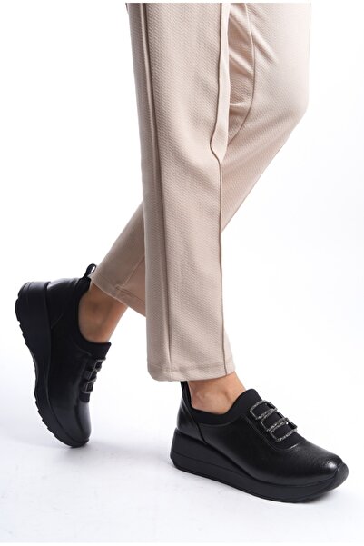 izlife ЖІНОЧІ ОРТОПЕДИЧНІ ЧЕРЕВИКИ З ПІДП'ЯТКОМ З ДЕТАЛЯМИ З ТКАНИНИ