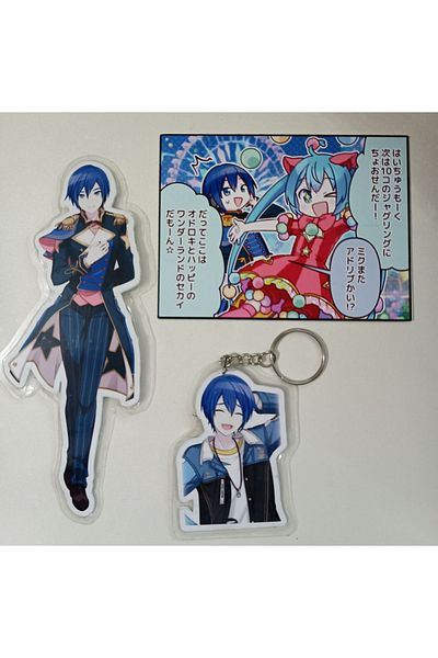nihonwosekai Hatsune Miku Pjsekai Set de semne de carte colorate pentru breloc anime, placare laminată PVC
