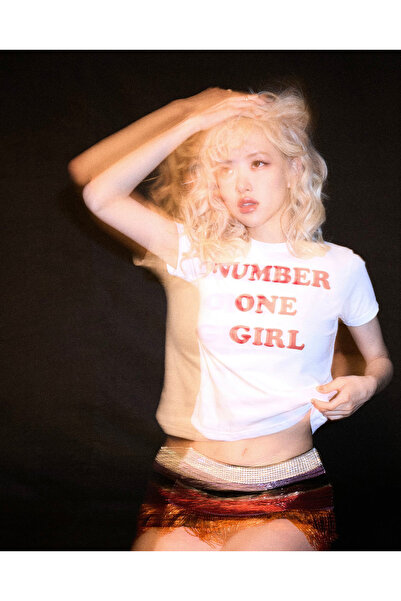 rebelberi Baby Tee Αριθμός Ένα Κορίτσι Γραμμένο Rosé Blackpink T-Shirt