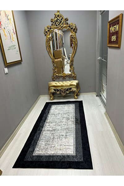 HTC HALI Dijital Baskı Yıkanabilir Kaymaz Deri Taban Leke Tutmaz Halı