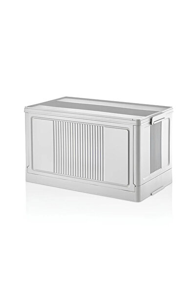 Genel Markalar Tek Kat Çok Amaçlı İstiflenebilen Tekli Portatif Organizer Kapaklı Kasa Çok Amaçlı Katlanır