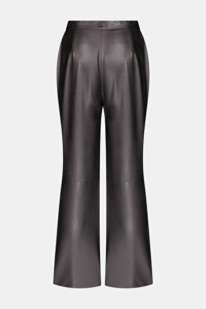 W Collection KOYU KAHVE DERİ PANTOLON