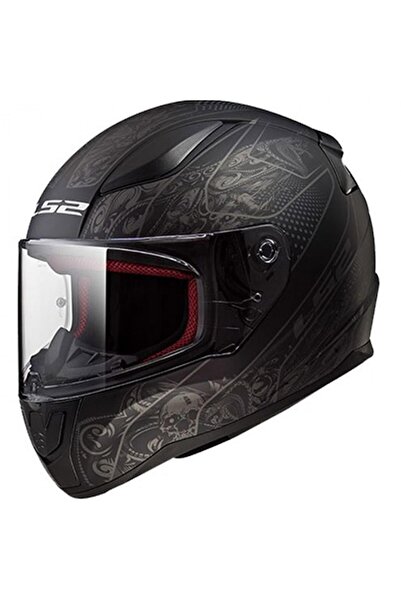 LS2 RAPID CRYPT KAPALI KASK MAT SİYAH