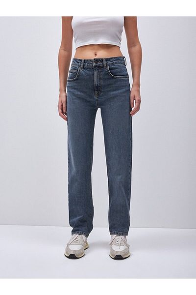Ltb Pantaloni drepti Lerana Mid Rise