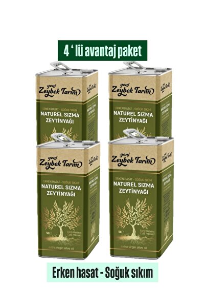 Natural Zeybek Tarım AYVALIK Yöresi 20 Litre Naturel Zeytinyağı Doğal