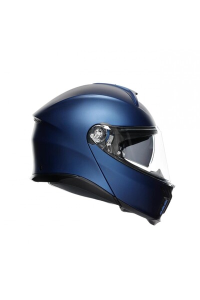 AGV TOURMODULAR ÇENE AÇILIR KASK GALASSIA MAT MAVİ