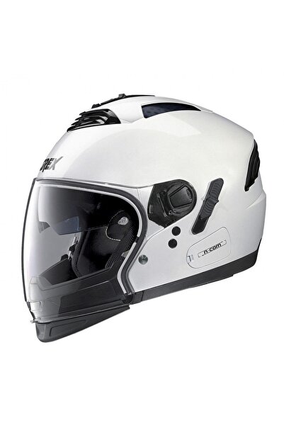 Grex G4.2 PRO KINETIC N.COM 024 ÇENE AÇILIR KASK BEYAZ NOLAN ÜRETİMİ