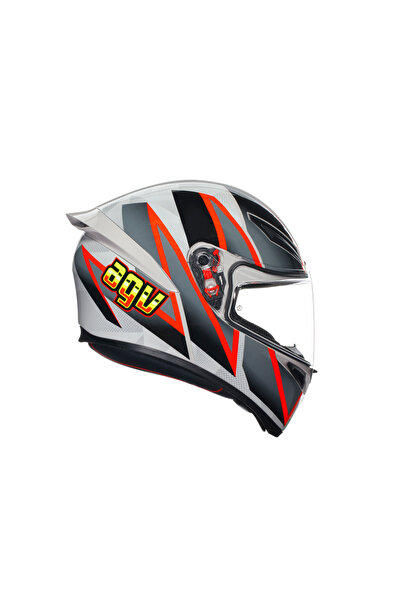 AGV K1 S KAPALI KASK BLIPPER GRİ-KIRMIZI